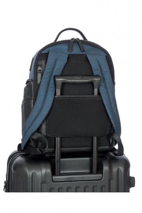 7702 Bric's Monza Sırt Çantası 32x40x16 cm Lacivert / Navy Blue