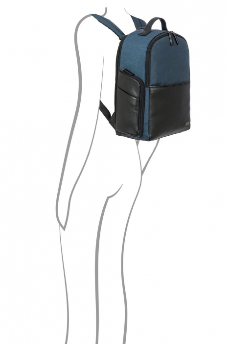 7702 Bric's Monza Sırt Çantası 32x40x16 cm Lacivert / Navy Blue