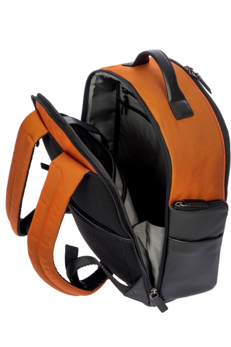 7702 Bric's Monza Sırt Çantası 32x40x16 cm Turuncu / Orange