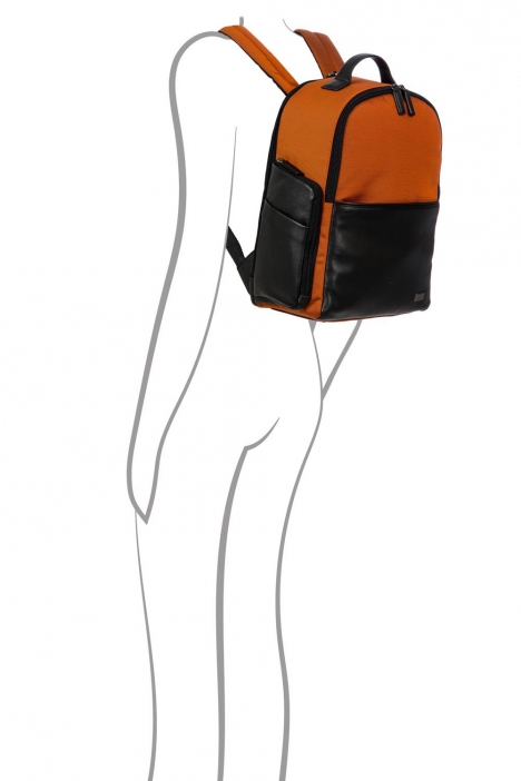 7702 Bric's Monza Sırt Çantası 32x40x16 cm Turuncu / Orange