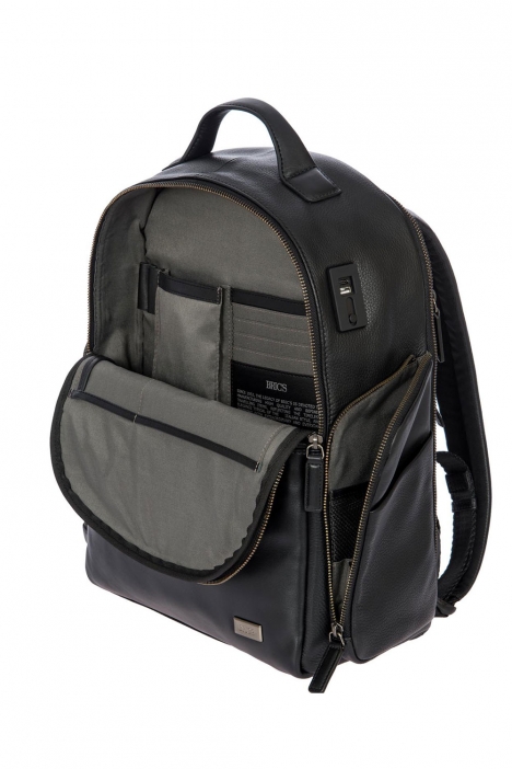 7702 Bric's Torino Sırt Çantası 32x40x16 cm Siyah / Black