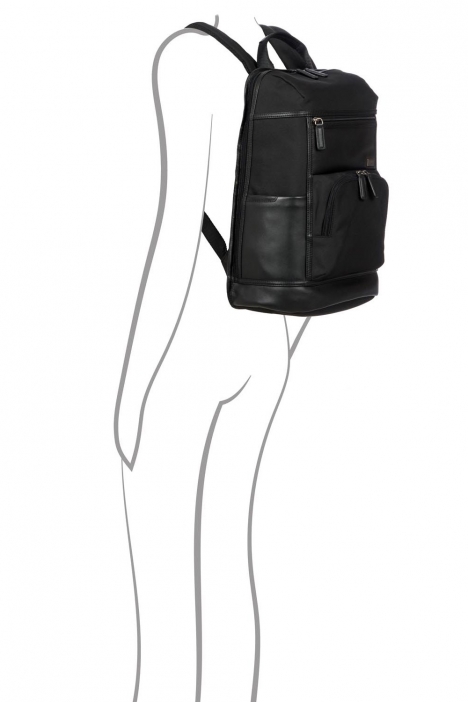 7703 Bric's Monza Sırt Çantası 30x43x18 cm Siyah / Black