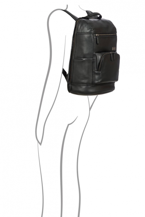7703 Bric's Torino Sırt Çantası 30x43x18 cm Siyah / Black