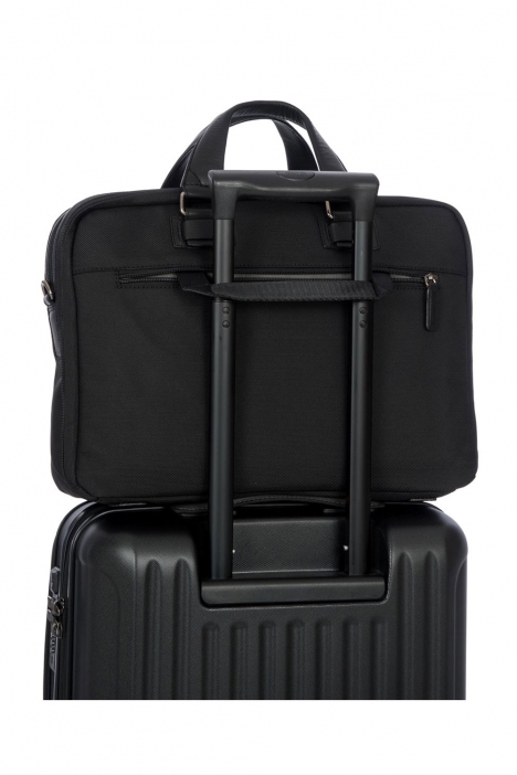 7704 Bric's Monza Evrak Çantası 40x28x13 cm Siyah / Black