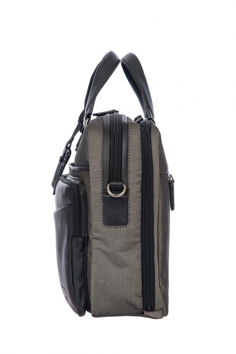 7704 Bric's Monza Evrak Çantası 40x28x13 cm Gri / Grey