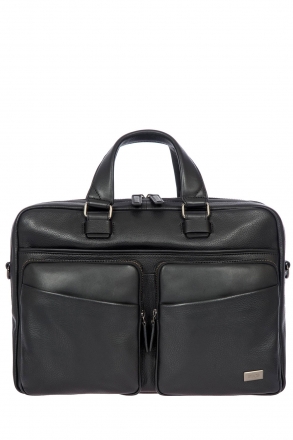 7704 Bric's Torino Evrak Çantası 40x28x13 cm Siyah / Black