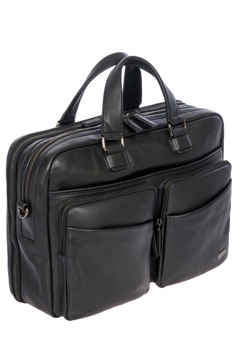 7704 Bric's Torino Evrak Çantası 40x28x13 cm Siyah / Black