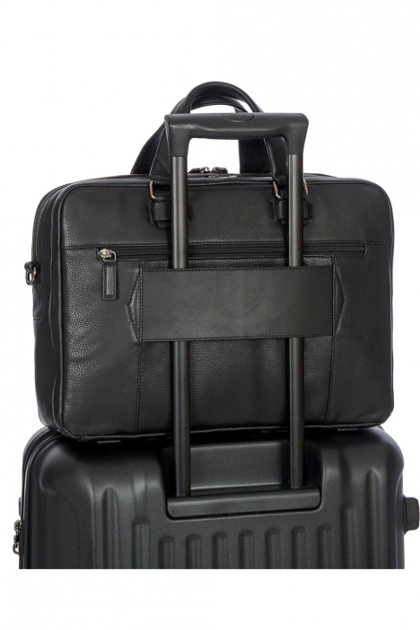 7704 Bric's Torino Evrak Çantası 40x28x13 cm Siyah / Black