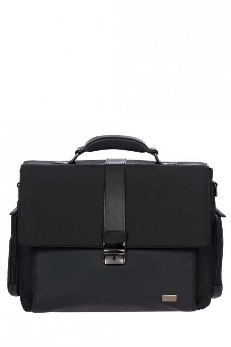 7706 Bric's Monza Evrak Çantası 40x30x17 cm Siyah / Black