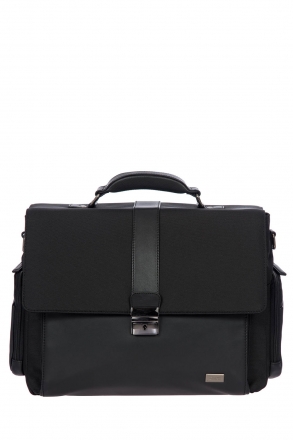 7706 Bric's Monza Evrak Çantası 40x30x17 cm Siyah / Black