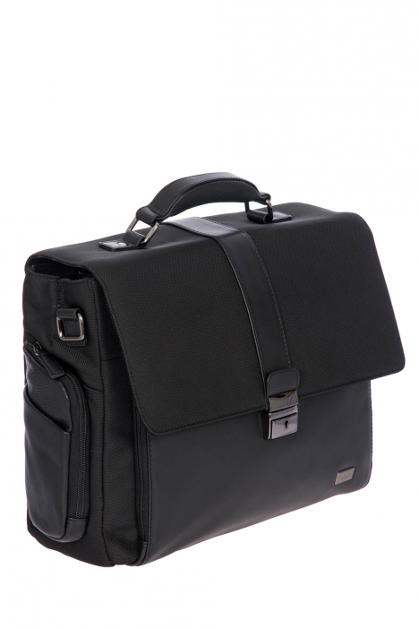 7706 Bric's Monza Evrak Çantası 40x30x17 cm Siyah / Black