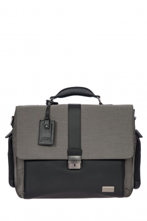 7706 Bric's Monza Evrak Çantası 40x30x17 cm Gri / Grey