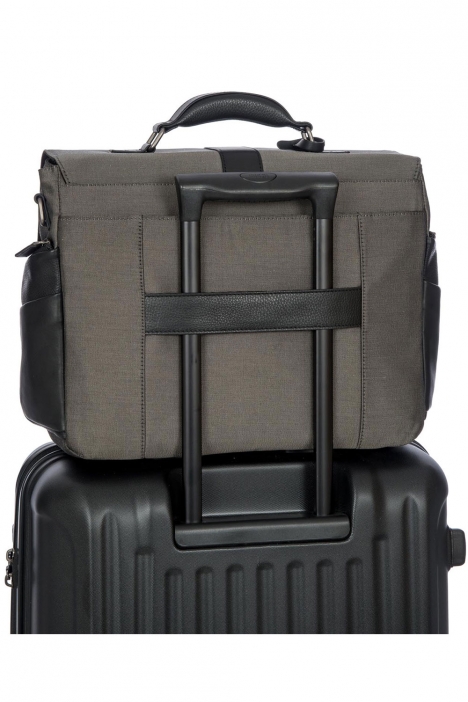 7706 Bric's Monza Evrak Çantası 40x30x17 cm Gri / Grey
