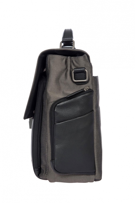 7706 Bric's Monza Evrak Çantası 40x30x17 cm Gri / Grey