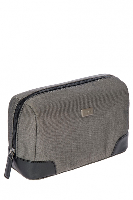 7707 Bric's Monza Kozmetik Çantası 25x15x10 cm Gri / Grey