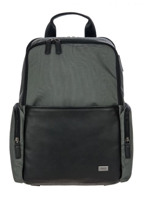 7721 Bric's Monza Sırt Çantası 34x43x19/25,5 cm Gri/Grey-Black - 652