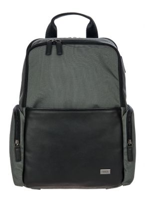 7721 Bric's Monza Sırt Çantası 34x43x19/25,5 cm Gri/Grey-Black - 652