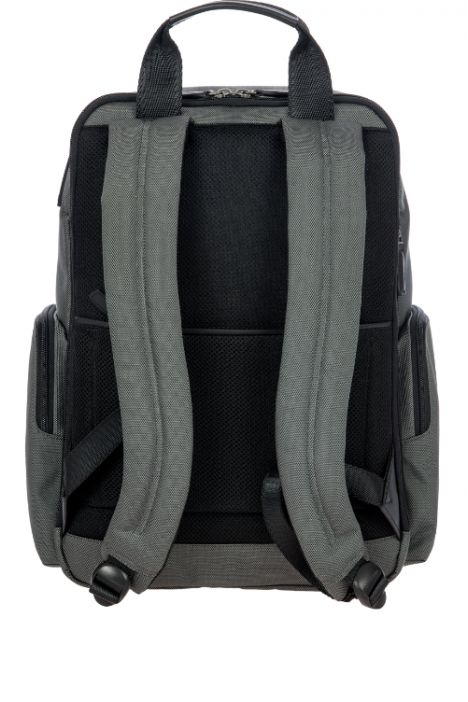 7721 Bric's Monza Sırt Çantası 34x43x19/25,5 cm Gri/Grey-Black - 652