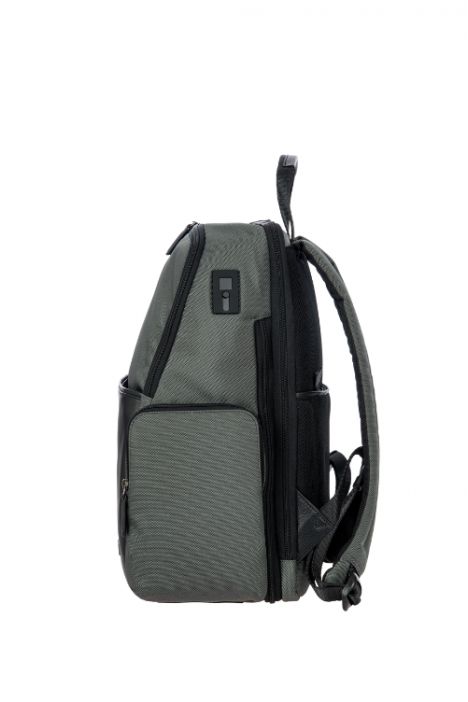 7721 Bric's Monza Sırt Çantası 34x43x19/25,5 cm Gri/Grey-Black - 652