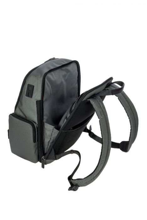 7721 Bric's Monza Sırt Çantası 34x43x19/25,5 cm Gri/Grey-Black - 652