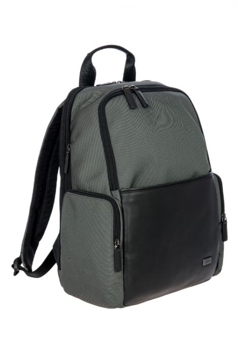 7721 Bric's Monza Sırt Çantası 34x43x19/25,5 cm Gri/Grey-Black - 652