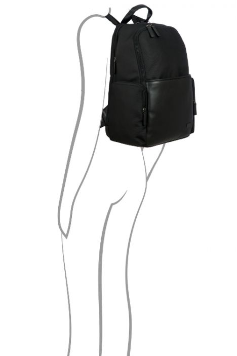 7721 Bric's Monza Sırt Çantası 34x43x19/25,5 cm Siyah/Black - 909