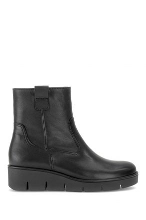 800501 Gabor Kadın Anatomik Deri Bot 4.0-7.5 001 Siyah/New Jersey (Micro) black