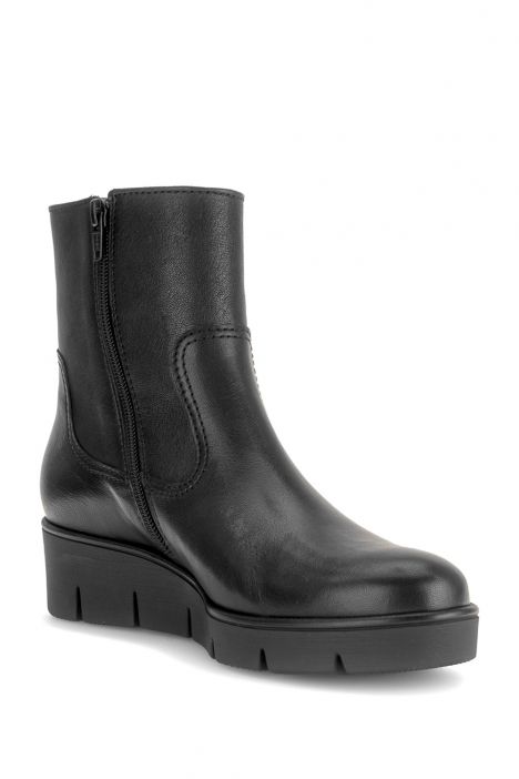 800501 Gabor Kadın Anatomik Deri Bot 4.0-7.5 001 Siyah/New Jersey (Micro) black