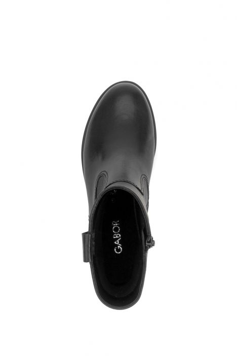800501 Gabor Kadın Anatomik Deri Bot 4.0-7.5 001 Siyah/New Jersey (Micro) black