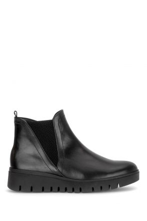 801501 Gabor Kadın Anatomik Deri Bot 4.0-7.5 003 Siyah/Foulardcalf (Mel.) black