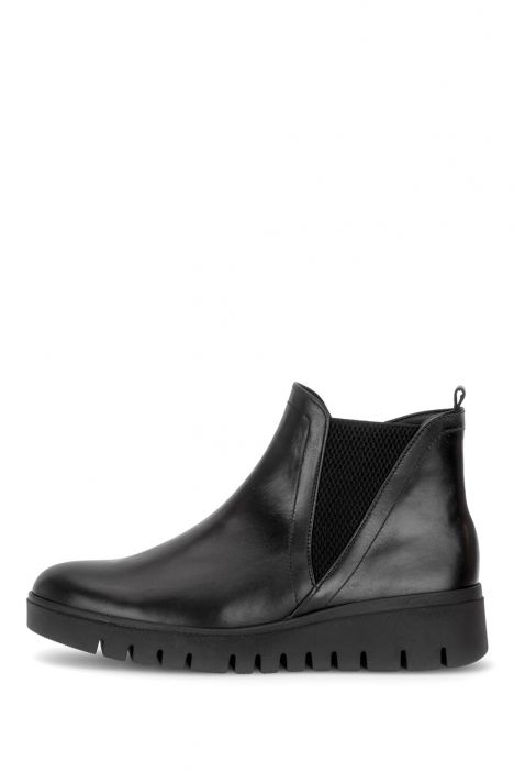 801501 Gabor Kadın Anatomik Deri Bot 4.0-7.5 003 Siyah/Foulardcalf (Mel.) black