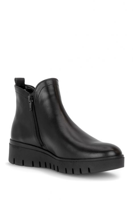 801501 Gabor Kadın Anatomik Deri Bot 4.0-7.5 003 Siyah/Foulardcalf (Mel.) black
