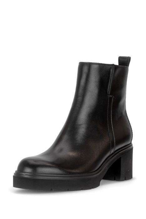 802201 Gabor Kadın Topuklu Deri Bot 4.0-7.5 002 Siyah/Foulardcalf(Micro) black