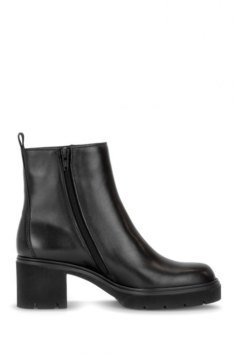 802201 Gabor Kadın Topuklu Deri Bot 4.0-7.5 002 Siyah/Foulardcalf(Micro) black