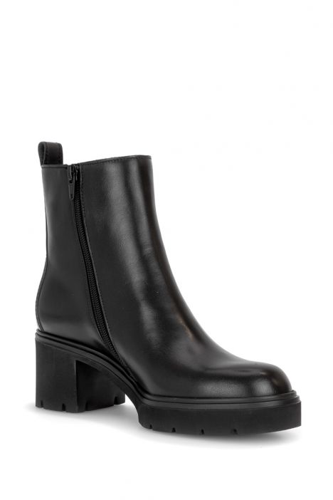 802201 Gabor Kadın Topuklu Deri Bot 4.0-7.5 002 Siyah/Foulardcalf(Micro) black