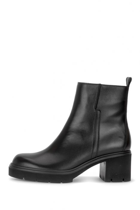 802201 Gabor Kadın Topuklu Deri Bot 4.0-7.5 002 Siyah/Foulardcalf(Micro) black
