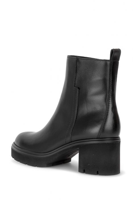 802201 Gabor Kadın Topuklu Deri Bot 4.0-7.5 002 Siyah/Foulardcalf(Micro) black