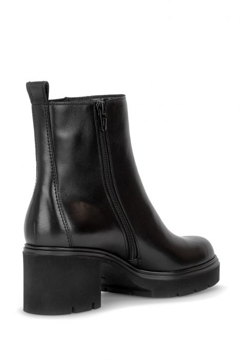 802201 Gabor Kadın Topuklu Deri Bot 4.0-7.5 002 Siyah/Foulardcalf(Micro) black