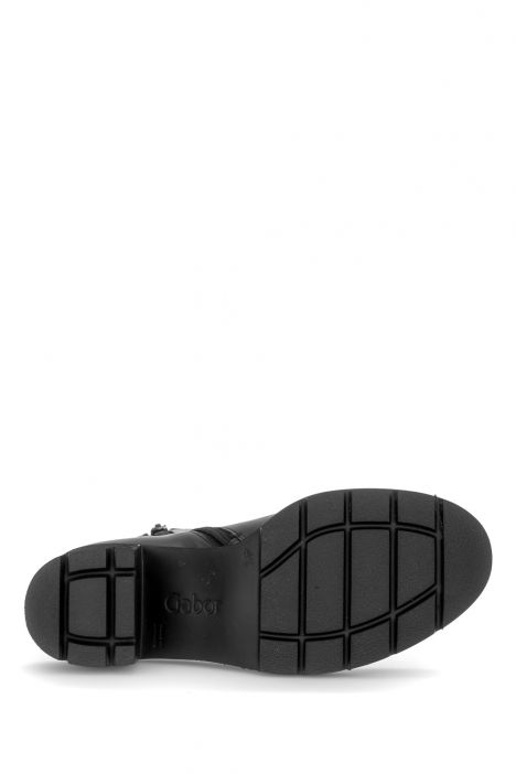 802201 Gabor Kadın Topuklu Deri Bot 4.0-7.5 002 Siyah/Foulardcalf(Micro) black