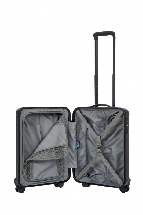 8027 Bric's Riccione Kabin Boy Valiz 40x55x23 cm ASH GREY - MAT
