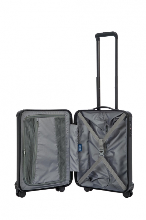 8027 Bric's Riccione Kabin Boy Valiz 40x55x23 cm ASH GREY - MAT