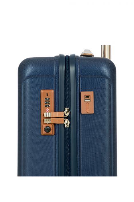 8027 Bric's Capri Kabin Boy Valiz 38x55x23 cm Lacivert/Blue - 606
