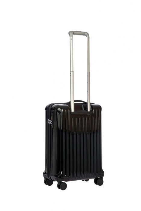 8029 Bric's Riccione Kabin Boy Valiz 40x55x20 cm BLACK - PARLAK