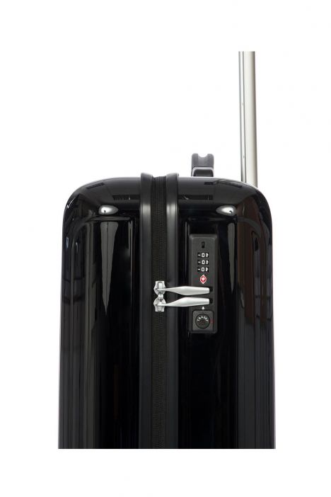 8029 Bric's Riccione Kabin Boy Valiz 40x55x20 cm BLACK - PARLAK