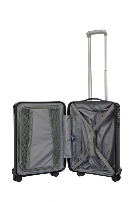 8029 Bric's Riccione Kabin Boy Valiz 40x55x20 cm BLACK - PARLAK