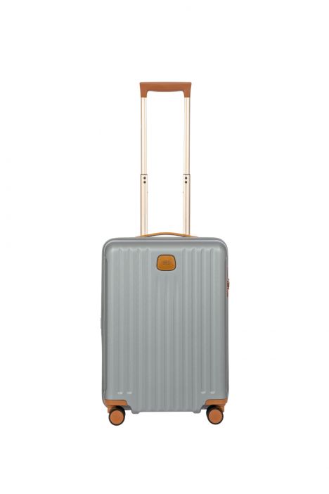 8031 Bric's Capri Körüklü Orta Boy Valiz 48x69x28/32 cm Gri/Silver - 021