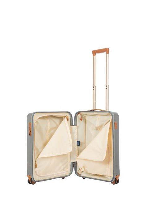 8031 Bric's Capri Körüklü Orta Boy Valiz 48x69x28/32 cm Gri/Silver - 021
