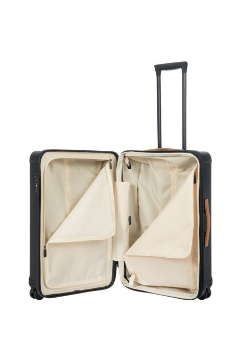 8031 Bric's Capri Körüklü Orta Boy Valiz 48x69x28/32 cm Black - 101