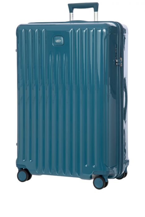 8032 Bric's Positano Büyük Boy Körüklü Valiz 53x78x31/35 cm Mavi/Sea Green - 326