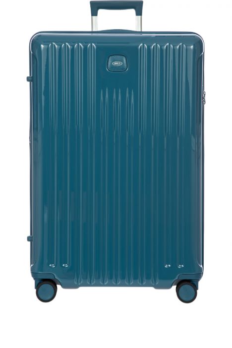 8032 Bric's Positano Büyük Boy Körüklü Valiz 53x78x31/35 cm Mavi/Sea Green - 326